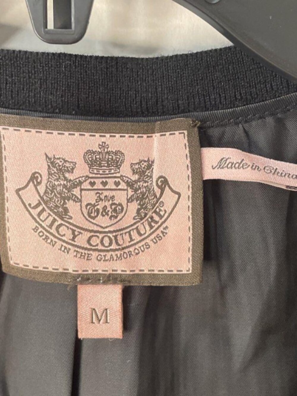 Vintage Juicy Couture Crest Crown Sweater Vest Black Gold Button Y2K Preppy Size - Picture 4 of 6